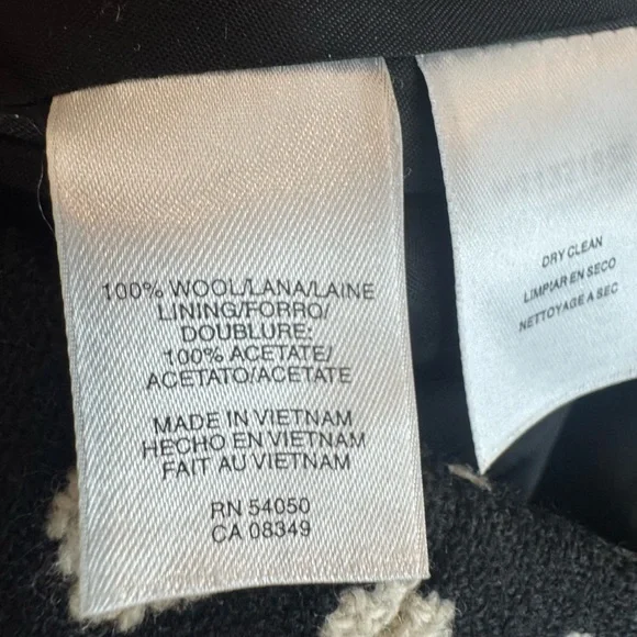 Jones New York Wool Polka Dot Jacket Blazer Classic Chic Size 14 - Picture 9 of 9